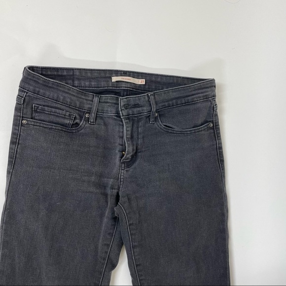 Levi’s 711 Skinny Black High Rise Stretchy Jeans Size 27 - Picture 3 of 11